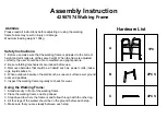 Предварительный просмотр 1 страницы KMART 42987574 Assembly Instruction