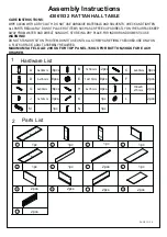 KMART 43061532 Assembly Instructions Manual preview