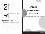 KMART anko SLIM LINE Instructions For Use preview