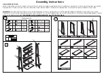 KMART Bookshelf 42765530 Assembly Instructions preview