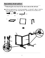 Preview for 7 page of KMART Essential Garden BARTLETT 4 PC SLING SEATING SET Use & Care Manual