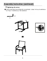 Preview for 9 page of KMART Essential Garden BARTLETT 4 PC SLING SEATING SET Use & Care Manual