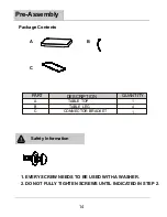 Preview for 14 page of KMART Essential Garden BARTLETT 4 PC SLING SEATING SET Use & Care Manual