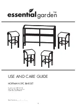 KMART essential garden HOFFMAN Use And Care Manual preview