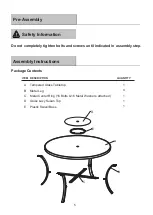 Предварительный просмотр 5 страницы KMART Grand-Harbor 0-08738437-6 Use And Care Manual