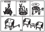 Preview for 2 page of KMART HAMPTONS 43162055 Assembly Instructions