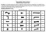 Предварительный просмотр 1 страницы KMART Scandi 43147700 Assembly Instructions