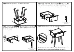 Preview for 3 page of KMART Side Drawer Oak Look 42619673 Assembly Instructions