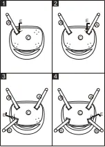 Preview for 2 page of KMART VELVET CHAIR BLUSH Assembly Instructions