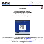 KMB NOVR 2400 Short Manual предпросмотр