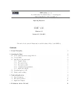 KMB SMC 133 Operating Manual предпросмотр