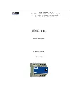 Предварительный просмотр 1 страницы KMB SMC 144 Operating Manual