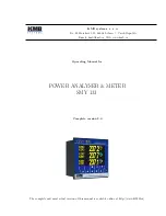 Предварительный просмотр 1 страницы KMB SMY 133 Operating Manual