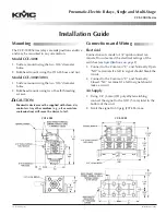 KMC Controls CCE-3000 Series Installation Manual preview