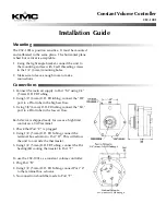 KMC Controls CSC-1001 Installation Manual предпросмотр