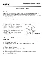 KMC Controls CSC-3501 Installation Manual предпросмотр