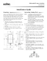 Preview for 1 page of KMC Controls CSE-1102 Installation Manual