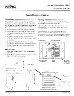 KMC Controls CTE-3017 Installation Manual preview