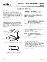 Preview for 1 page of KMC Controls KMD-5567 Installation Manual