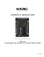 KMC Controls KMD-5831 Installation & Operation Manual preview