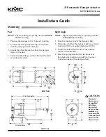 Предварительный просмотр 1 страницы KMC Controls MCP-1040 Series Installation Manual