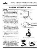 Предварительный просмотр 1 страницы KMC Controls MEP-3001 Installation And Operation Manual