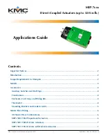 Preview for 1 page of KMC Controls MEP-7 Series Application Manual