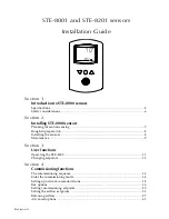 KMC Controls STE-8001 Installation Manual preview