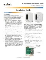 KMC Controls STW-6010 Installation Manual preview