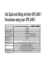 Preview for 7 page of KME SPS 2400 User Manual