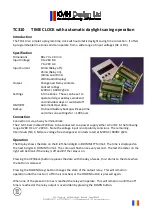 KMH Design TC310 Quick Start Manual preview