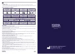 Предварительный просмотр 6 страницы KMINA K10047 User Manual