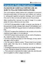 Предварительный просмотр 4 страницы KMOUK KM-HSB002 User Manual