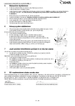 Preview for 23 page of KMR 12000556 Instructions Manual