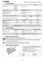 Preview for 36 page of KMR 12000556 Instructions Manual