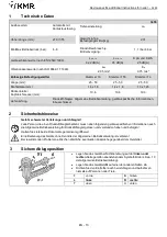 Preview for 10 page of KMR 12000654 Additional Instructions