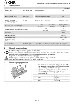 Preview for 44 page of KMR 12100582 Instructions Manual