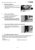 Preview for 17 page of KMR 12100626 Instructions Manual