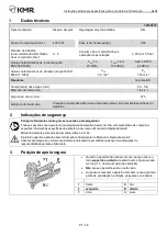 Preview for 38 page of KMR 12100626 Instructions Manual