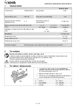 Preview for 16 page of KMR 12100697 Manual