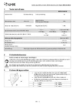 Предварительный просмотр 4 страницы KMR 12100702 Additional Instructions