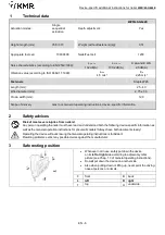 Предварительный просмотр 6 страницы KMR 12100702 Additional Instructions