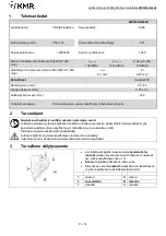 Предварительный просмотр 14 страницы KMR 12100702 Additional Instructions