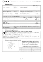 Предварительный просмотр 18 страницы KMR 12100702 Additional Instructions