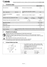 Предварительный просмотр 20 страницы KMR 12100702 Additional Instructions