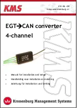 Предварительный просмотр 1 страницы KMS 01-01-01-0011 Manual For Installation And Setup