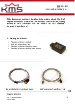 Preview for 4 page of KMS 01-01-11-0080 Manual For Installation And Setup