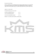 Предварительный просмотр 15 страницы KMS 06.001-1 Manual