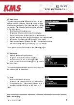 Preview for 8 page of KMS CAN display Manual For Installation And Setup