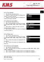 Preview for 10 page of KMS CAN display Manual For Installation And Setup